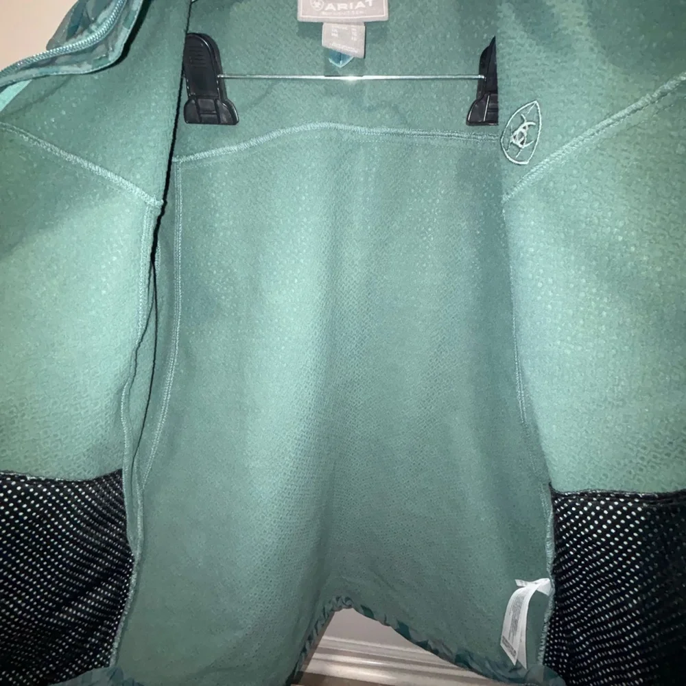 Ariat Softshell Jacket Wind and Water Resistant Gray Women's XL - Picture 9 of 12